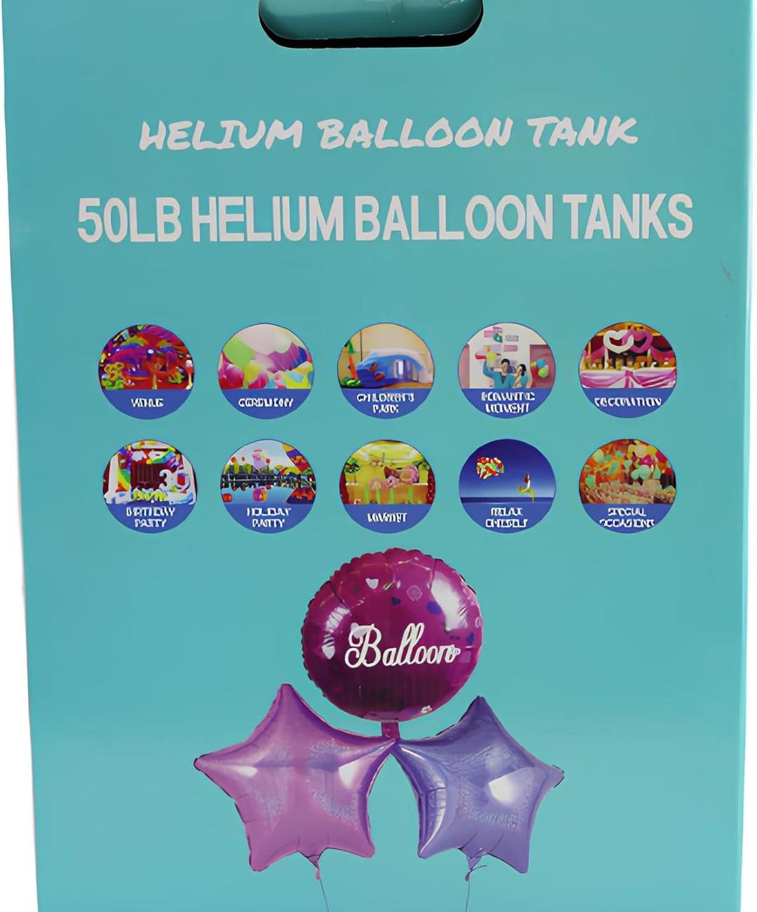 Balloons Helium Tank With Cylinder 22Ltr For 9 inch 100 Pcs Balloons