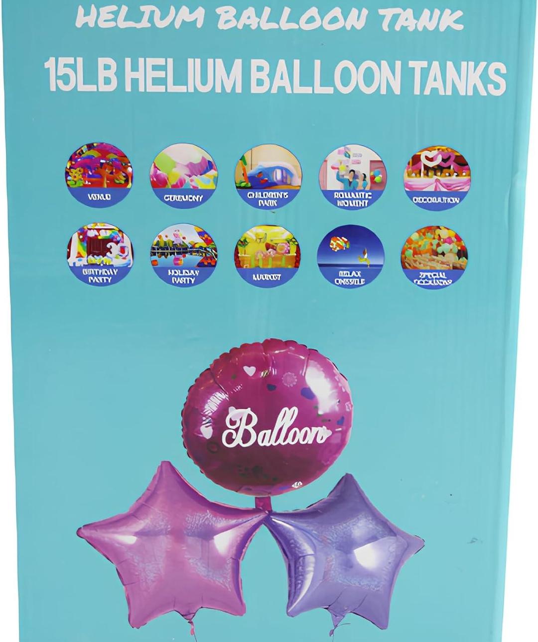 Balloons Helium Tank With Cylinder 7Ltr For 9 inch 30 Pcs Balloons