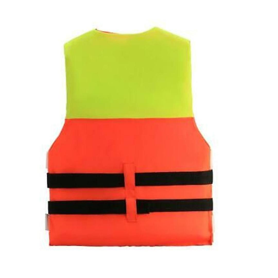 Adult and Child Life Jacket Swim Vest with Whistle and Adjustable Belts - 35 x 42cm