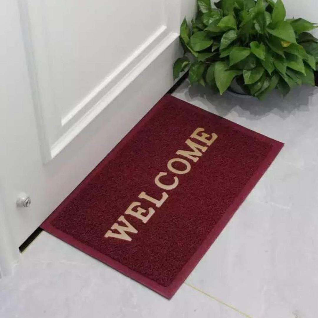 Welcome Door Mat For Home Rubber Mat