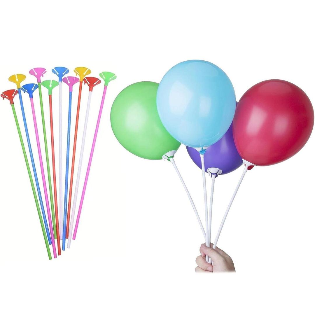 42cm Balloon Support Sticks with Cups and Stand Party Decoration Accessories for Large Balloons Pack