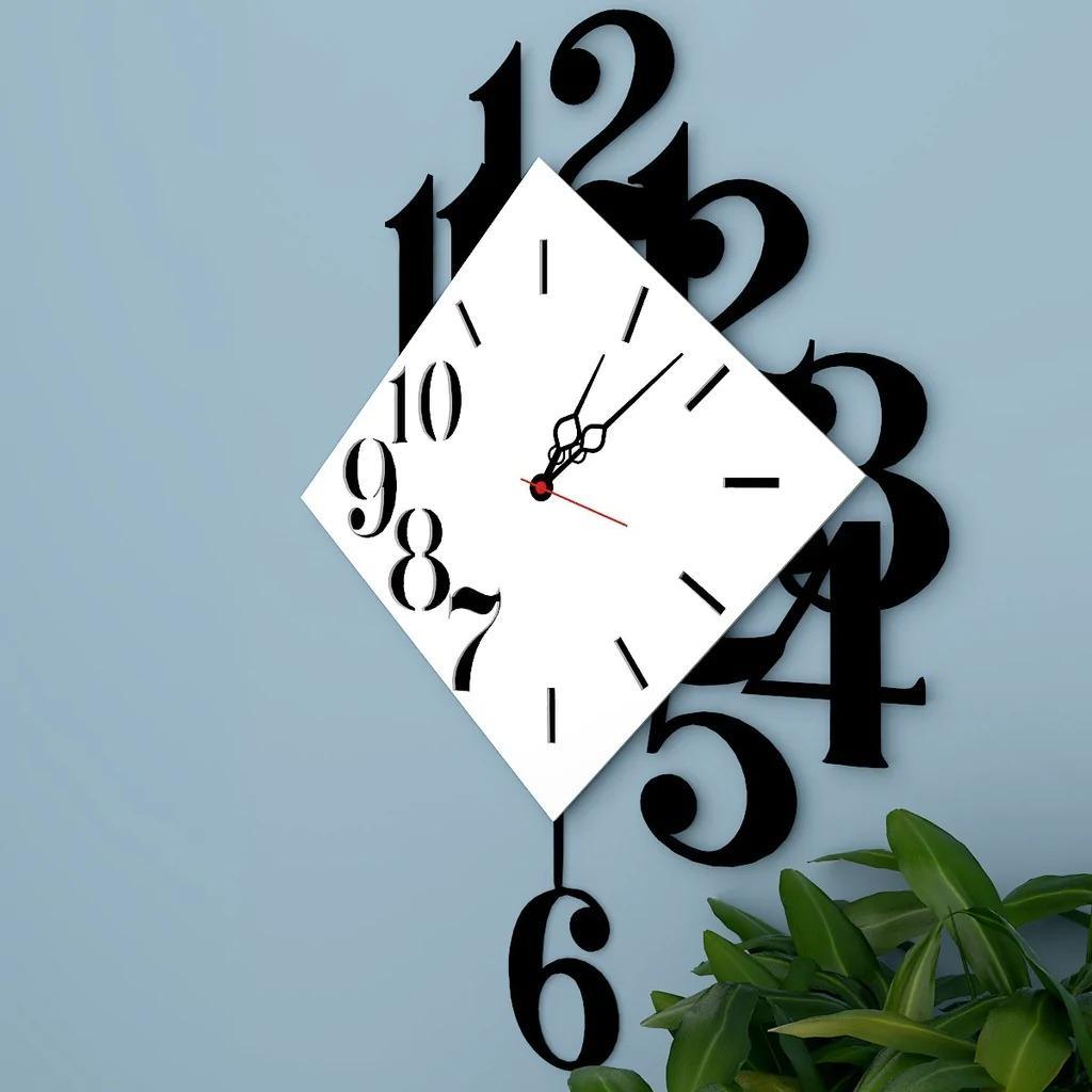 Diamond-Shaped Large Wall Clock - New Design