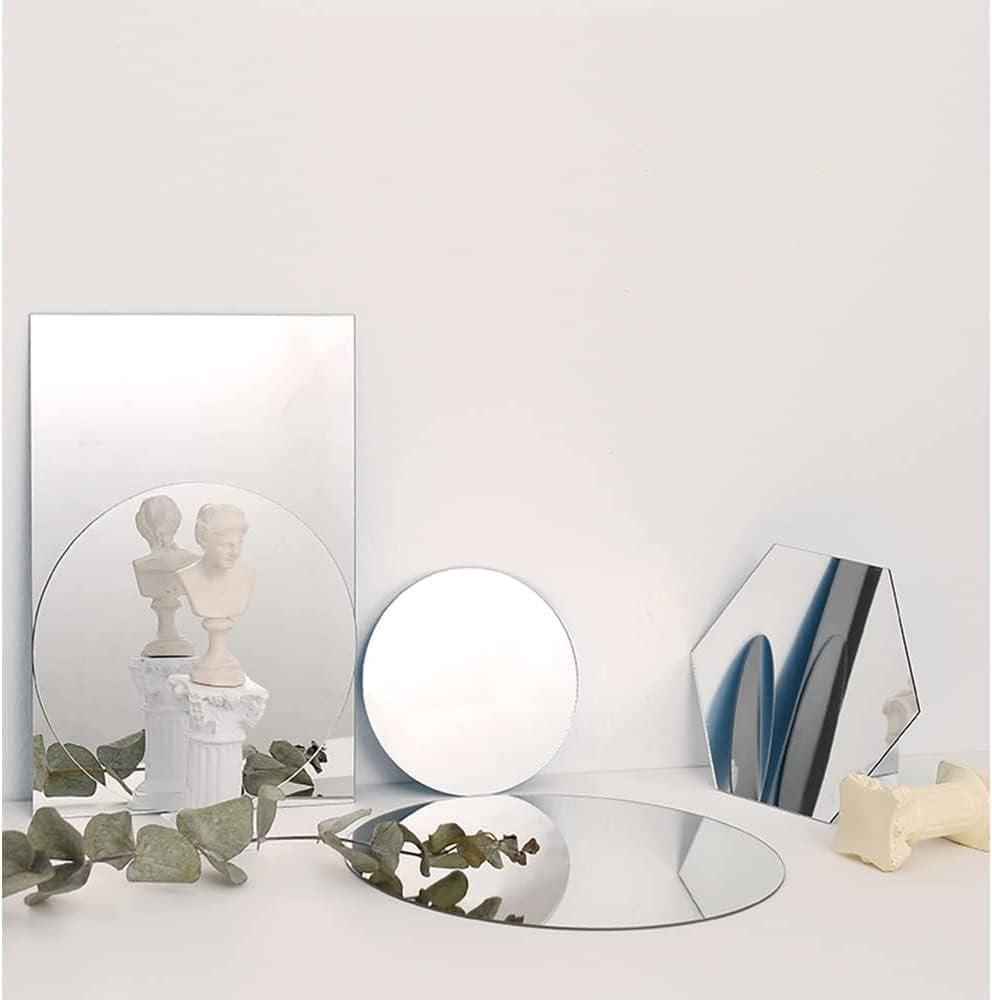 Acrylic Mirror Reflection Board Geometric Shape - Pack Of 7