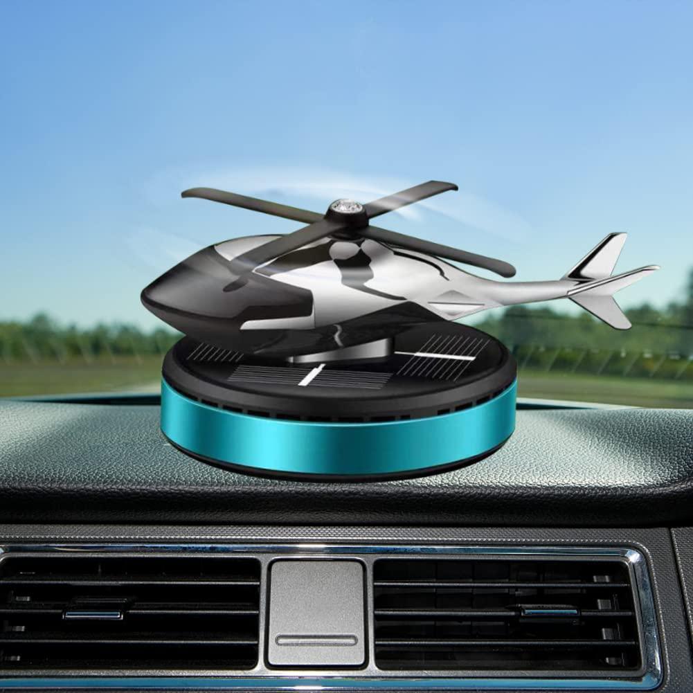 Solar-Powered Rotating Helicopter Car Dashboard Diffuser