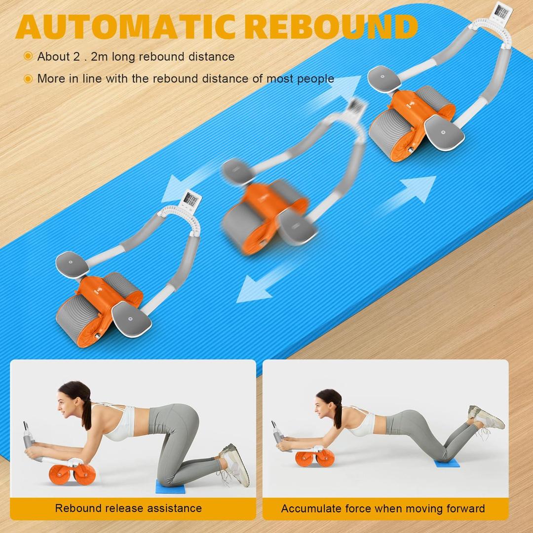 Automatic Rebound Ab Abdominal Exercise Roller