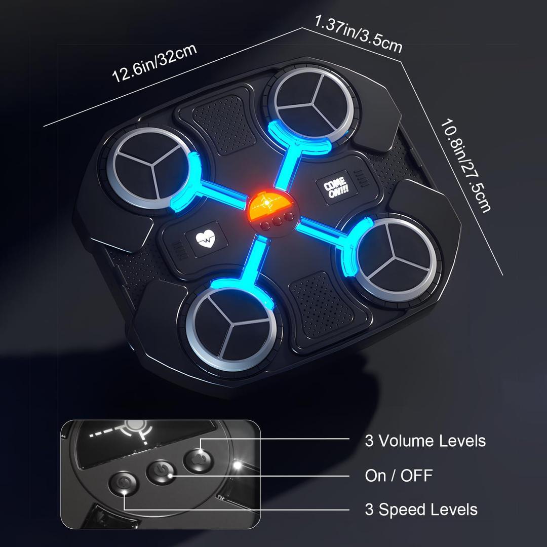 آلة موسيقية إلكترونية ذكية للملاكمة للأطفال – متعة مثبتة على الحائط