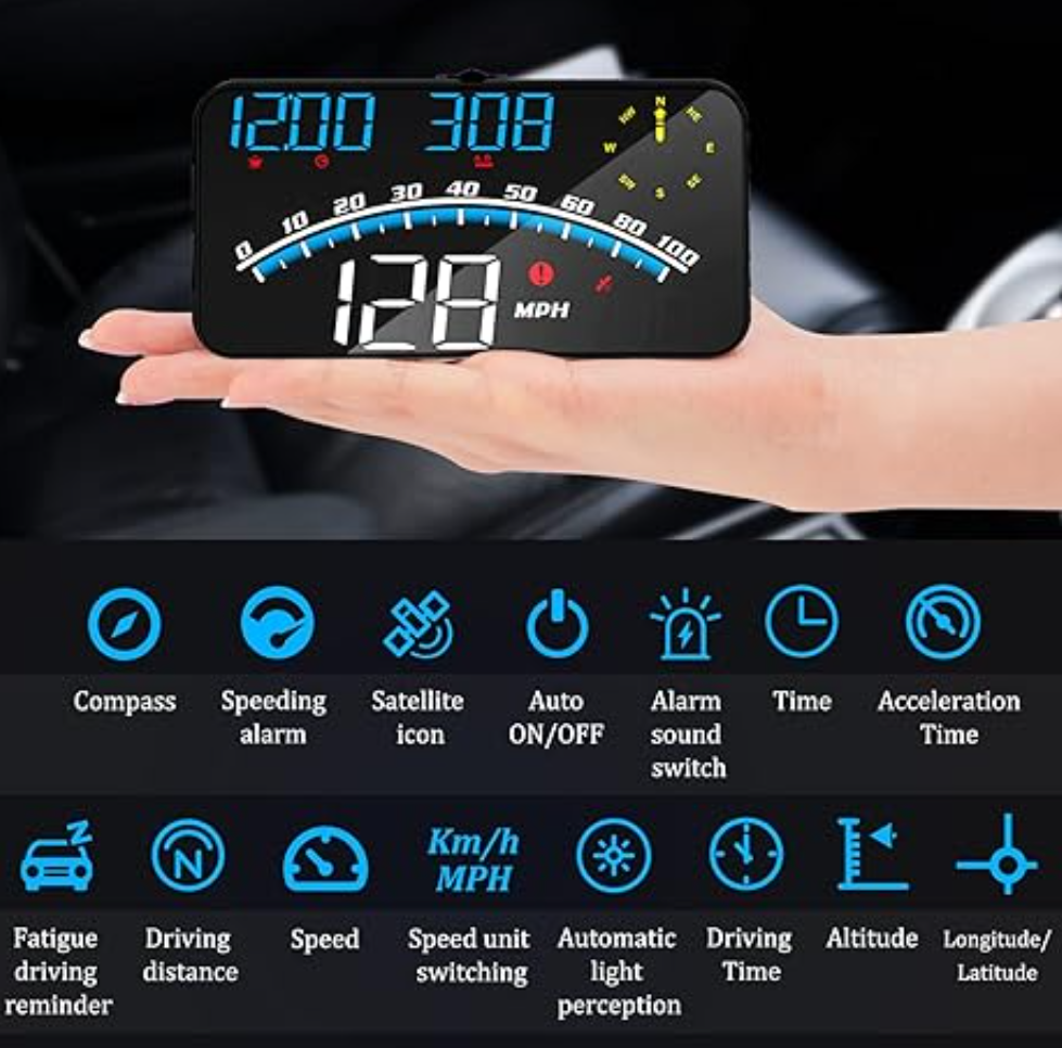 Head Display Speedometer